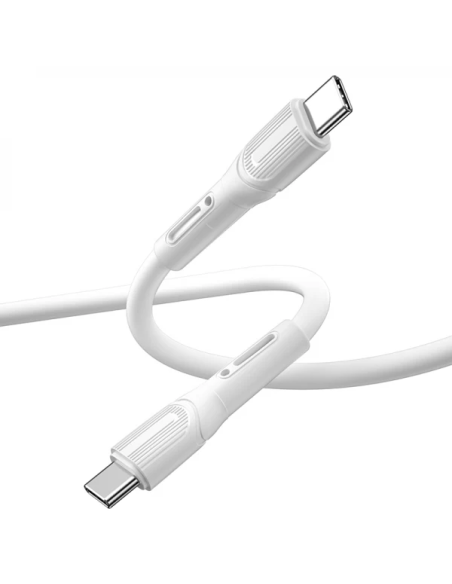 Cable USB-C a USB-C 100 W Armor Blanco (1 m) | WiWU B2B