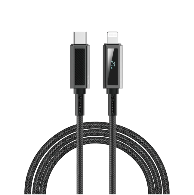 Cable USB-C a Lightning 27 W Warriors Fibra Aramida (1 m) | WiWU