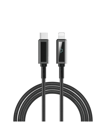Cable USB-C a Lightning 27 W Warriors Fibra Aramida (1 m) | WiWU