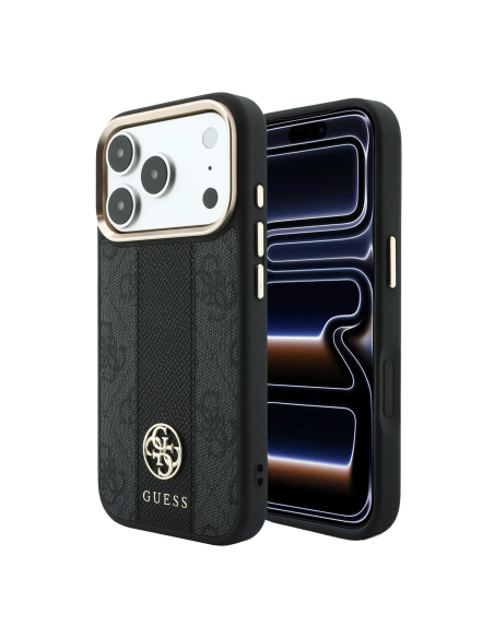 Funda Guess iPhone 18/17 Pro Max Banda 4G Negra | WiWU B2B Mayorista