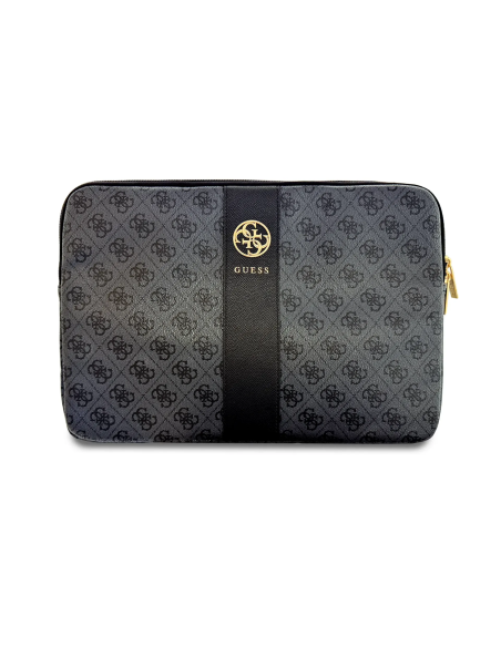 Funda ordenador GUESS 14'' con banda central 4G (Negro)