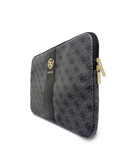 Funda ordenador GUESS 14'' con banda central 4G (Negro)