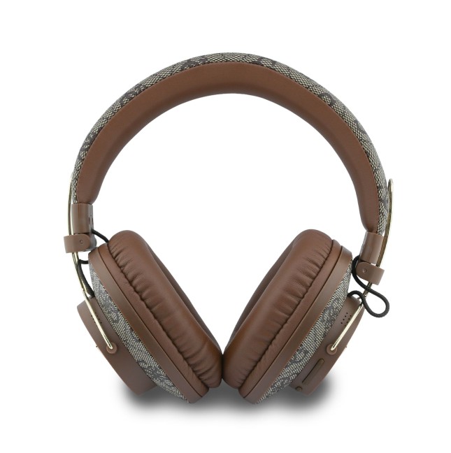 Cascos Diadema Guess Polipiel Triángulo Marrón | WiWU B2B Mayorista