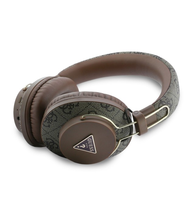 Cascos Diadema Guess Polipiel Triángulo Marrón | WiWU B2B Mayorista