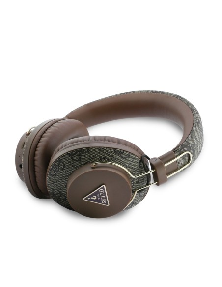 Cascos Diadema Guess Polipiel Triángulo Marrón | WiWU B2B Mayorista
