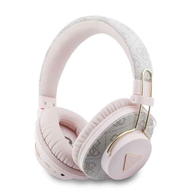 Cascos Diadema Guess Polipiel Triángulo Rosa WiWU | B2B Mayorista