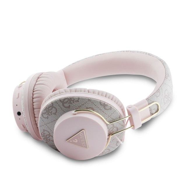 Cascos Diadema Guess Polipiel Triángulo Rosa WiWU | B2B Mayorista