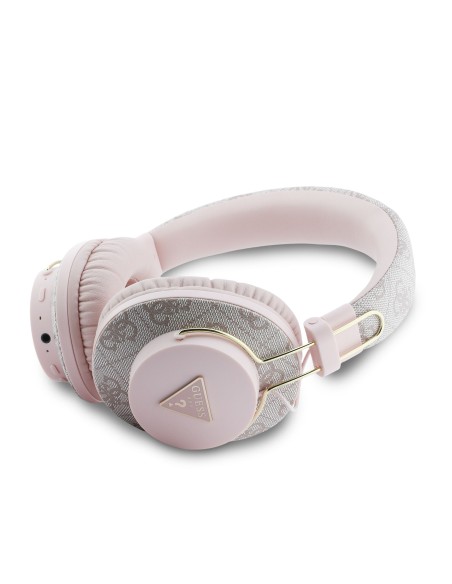 Cascos Diadema Guess Polipiel Triángulo Rosa WiWU | B2B Mayorista