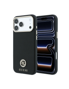 Funda Guess iPhone 18/17 Pro Max Strass Logo Negro | WiWU B2B