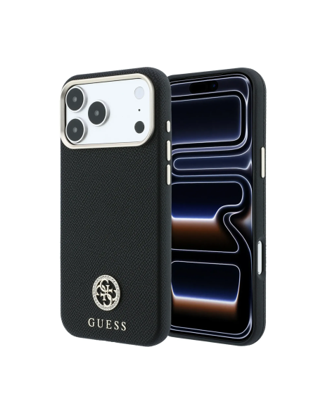 Funda Guess iPhone 18/17 Pro Max Strass Logo Negro | WiWU B2B