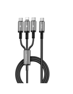 Titanlink 60 W 3-in-1 USB-C to 2x C/Lightning Cable (1.2 m) | WiWU