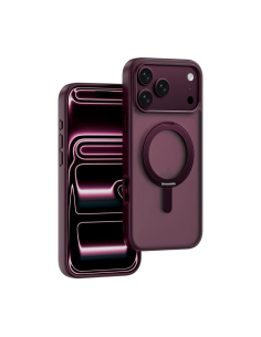 Funda iPhone 18/17 Pro Soporte MagSafe Armor Ultra Burdeos | WiWU