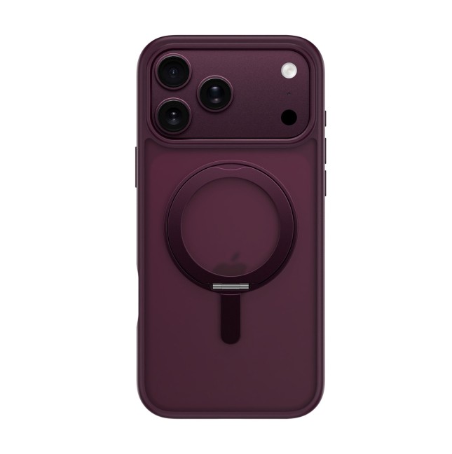 Funda iPhone 18/17 Pro Soporte MagSafe Armor Ultra Burdeos | WiWU