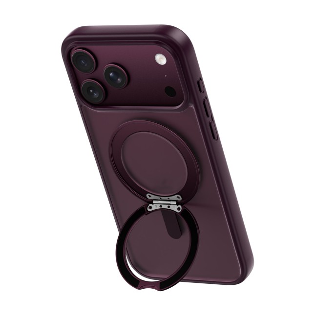 Funda iPhone 18/17 Pro Soporte MagSafe Armor Ultra Burdeos | WiWU