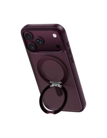 Funda iPhone 18/17 Pro Soporte MagSafe Armor Ultra Burdeos | WiWU