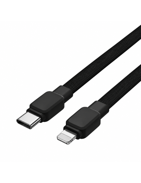 Cable USB-C a Lightning 20 W Bravo Negro (1 m) | WiWU