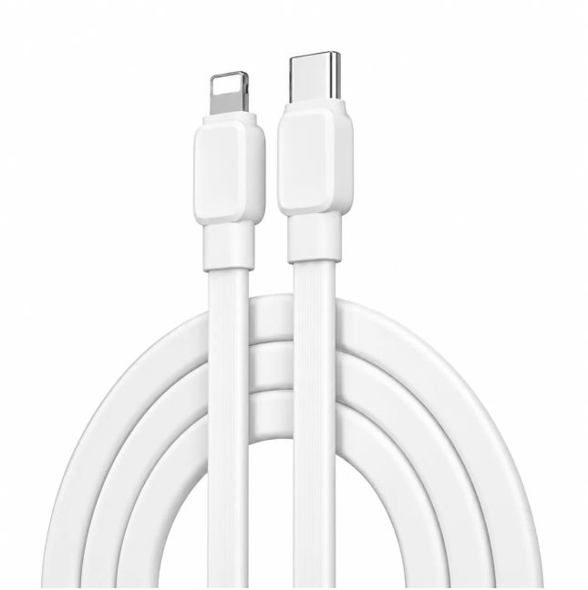 Cable USB-C a Lightning 20 W Bravo Blanco (1 m) | WiWU