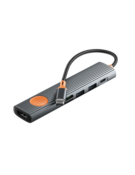 7-in-1 USB-C Travel Hub 4K HDMI, 100 W PD SD/TF | WiWU