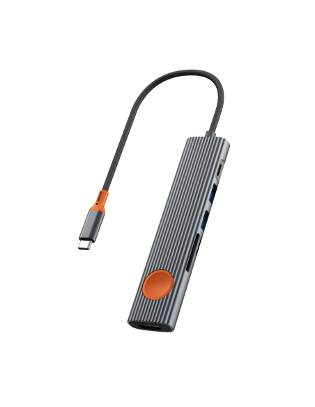 Hub USB-C 7 en 1 Travel HDMI 4K PD 100 W SD/TF | WiWU