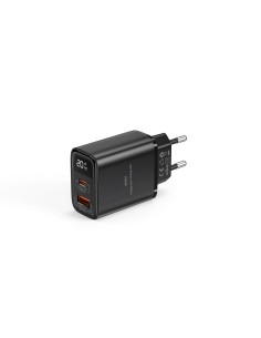 20W GaN Charger with 1 USB-A + 1 USB-C Port and Digital Display Firefly 2