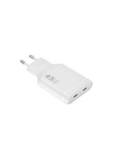 Cargador ultracompacto PD GaN de 45 W con 2 USB-C Essen