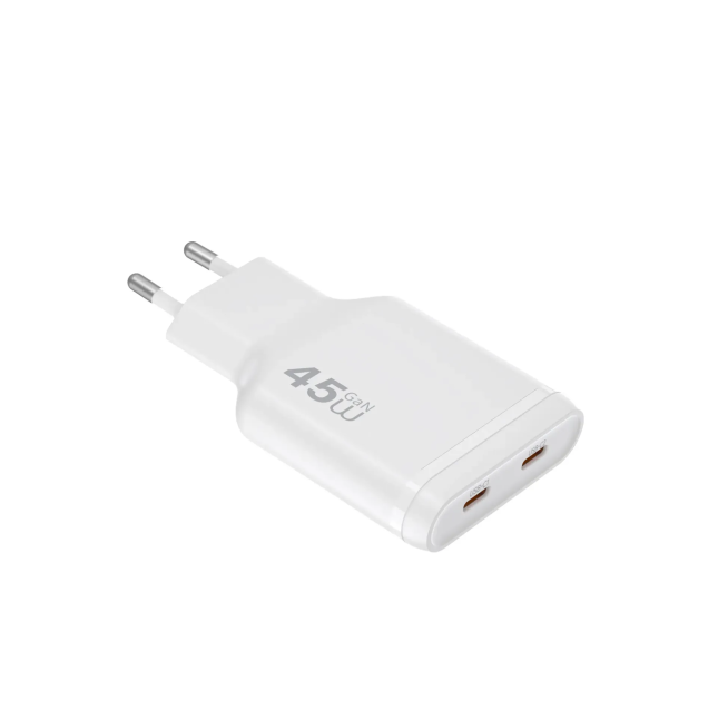 Cargador ultracompacto PD GaN de 45 W con 2 USB-C Essen