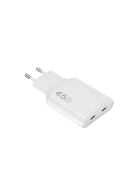 Cargador ultracompacto PD GaN de 45 W con 2 USB-C Essen