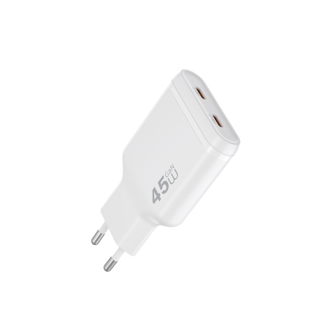 Cargador ultracompacto PD GaN de 45 W con 2 USB-C Essen