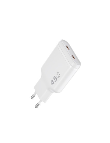 Cargador ultracompacto PD GaN de 45 W con 2 USB-C Essen