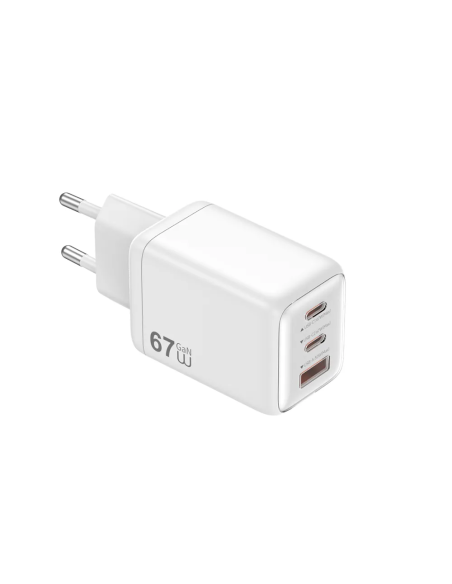Cargador GaN USB-A y 2 USB-C Essen