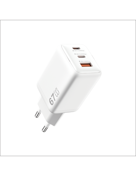 Essen GaN Charger with USB-A and 2 USB-C