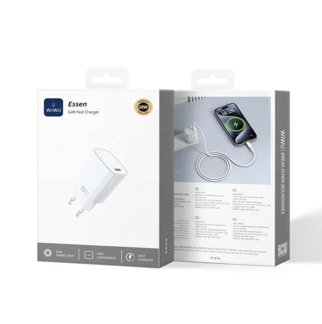 Cargador USB-C GaN de 20W Essen