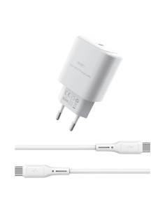 Cargador USB-C GaN PD de 30 W con cable USB-C a USB-C Essen
