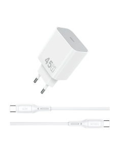 Cargador USB-C GaN PD de 45 W con cable USB-C a USB-C 60 W Essen