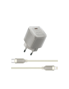 Jello Cargador GaN de PD 30W con Cable C-L