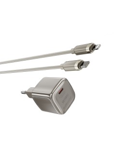 Jello Cargador GaN de PD 30W con Cable C-L 2