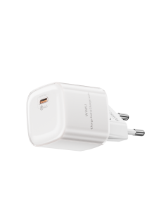 Cargador rápido GaN de 60 W con USB-C AVS (Blanco) 2