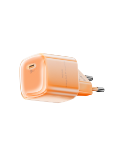 60 W GaN Fast Charger with USB-C AVS (Orange) 2