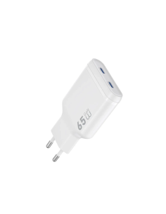 Cargador ultracompacto PD GaN de 65 W con 2 USB-C Essen