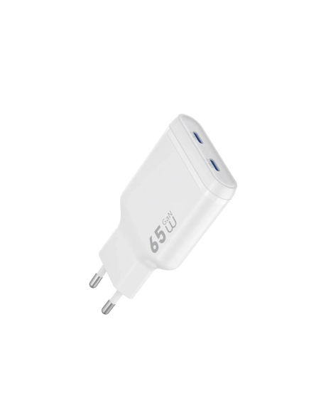 Cargador ultracompacto PD GaN de 65 W con 2 USB-C Essen