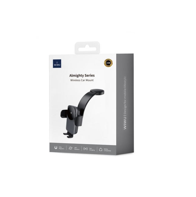 Soporte Cargador Inalambrico Almighty Negro