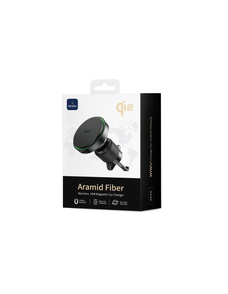 Warriors Magnetic Car Charger Mount Black