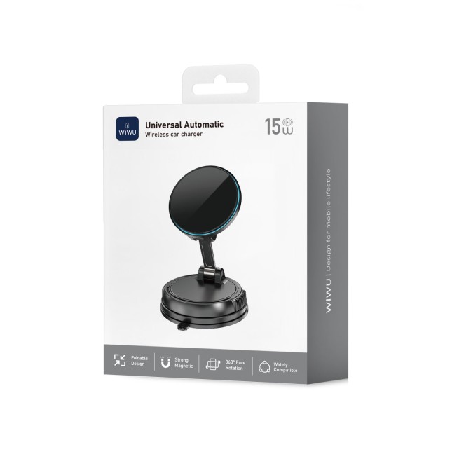 Universal Automatic Cargador Inalámbrico Coche 15W