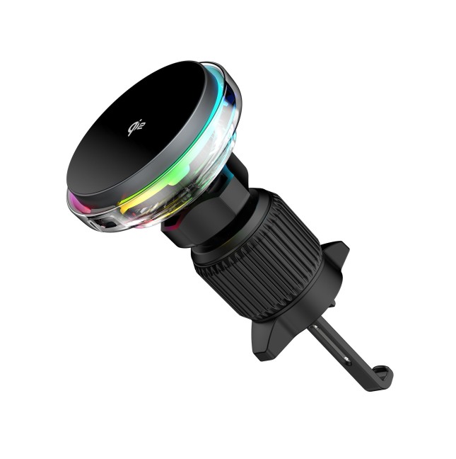 Aurora Qi2 Wireless Car Charger Holder Black