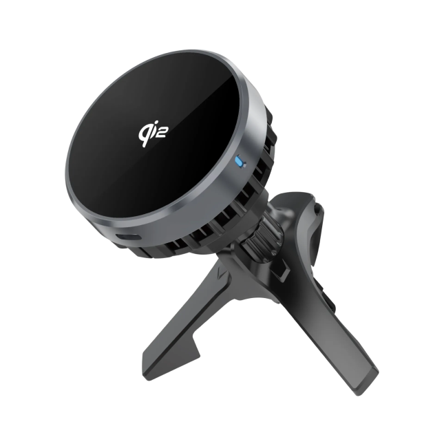 Qi2 Wireless Car Charger Holder White