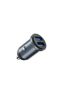12W Nano Lite 2A Fast Car Charger Grey