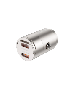 30W Nano Dual C Titanium Fast Car Charger