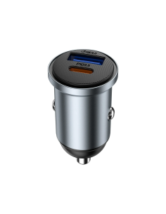 35W Nano Lite A+C Fast Car Charger Grey