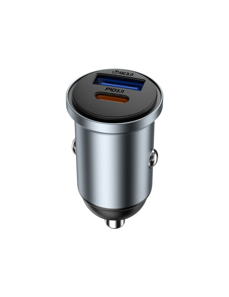 35W Nano Lite A+C Fast Car Charger Grey