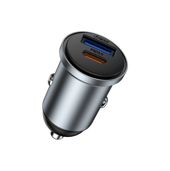 35W Nano Lite A+C Fast Car Charger Grey